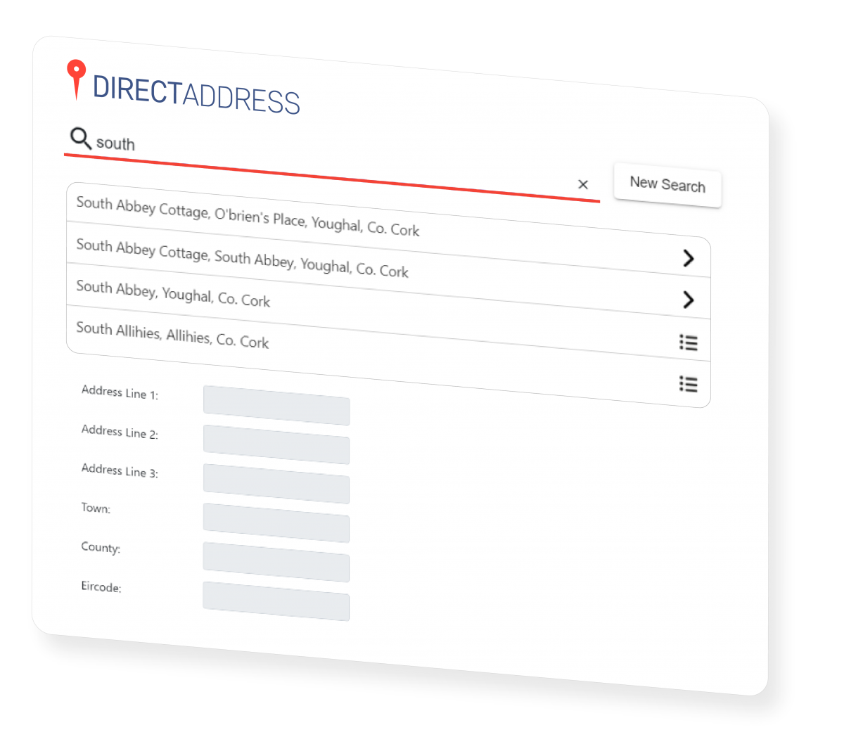 About DirectAddress Address Capture